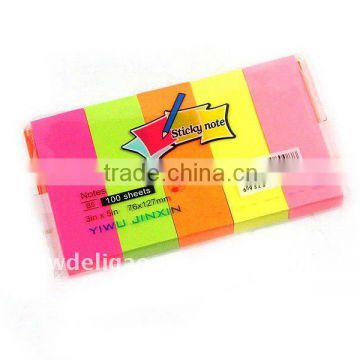 Color Removable Shaped Super Sticky Notes for Office Stationery