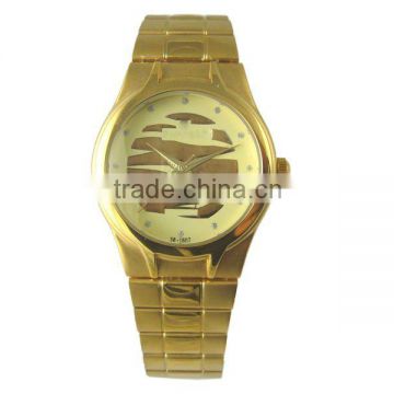 fashion unique mens watches men's gold plated watch men's watch