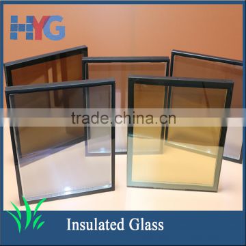 Energy saving and best price black low-e tempered insulated building glass wholesale