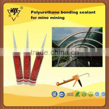 Polyurethane bonding sealant for mine mining