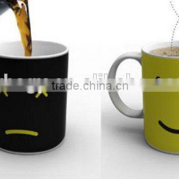 18 years factory customized color changing stoneware mugs