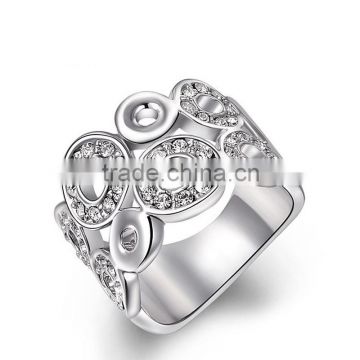 IN Stock Wholesale Gemstone Luxury Handmade Brand Women Metal Ring SKD0365
