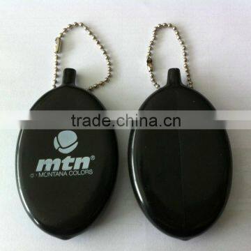 pvc coin holder necklace