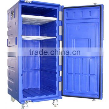 580Ltr Roto Insulated cold cabinet, rotomolded plastic roll cabinet