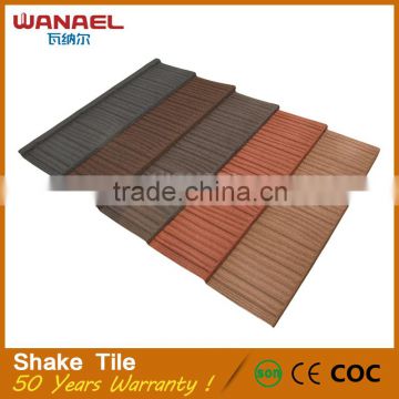 Wanael factory building Shake colored corrugated roof wind resistance roofing sheet sizes