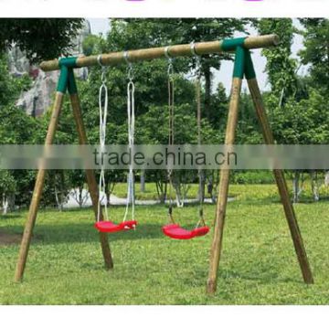 Wooden swing set