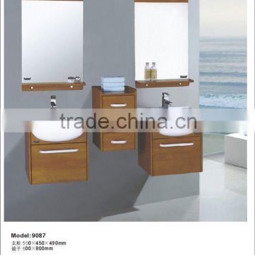 two-type solid wood bathroom cabinet