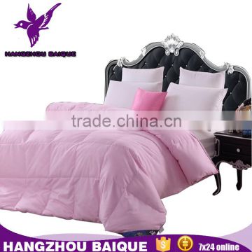 Plain Color Pink Good Quality Polyester Bedding Comforters