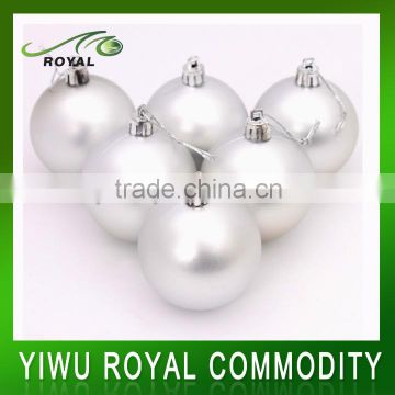 Popular Hanging Plastic Christmas Ball Ornament