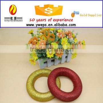 Artificial polyfoam colorful decoration ring for party