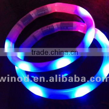 LED Glow Silicon fashion pet Collars