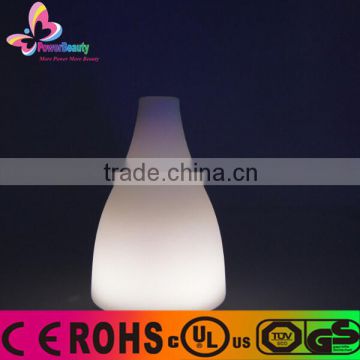 2015 White color rgb candle led lighted home decor led table lamp with remote control