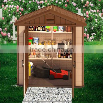 Wind Force 8 - 10 grade UV Resistance HDPE house for garden