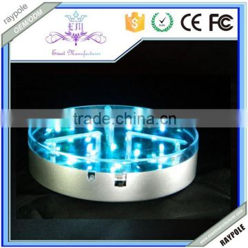 Birthday party decoration in restaurant Leds RGB Remote Controlled Led Centerpiece Light Base