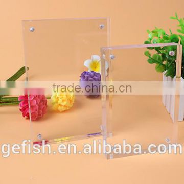 clear acrylic magnet photo picture frame