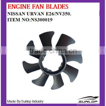 new products auto spare parts engine fan blades NS300019 for NS Urvan E25