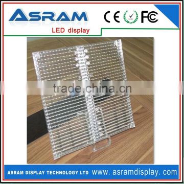 Building Transparent Glass Led Display,See Through Led Display Flexible