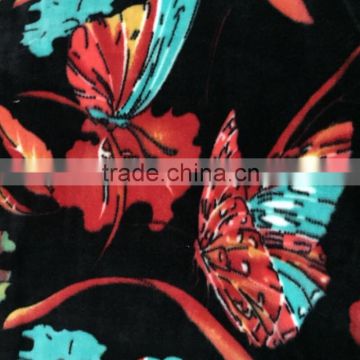 top quality printed underwear fabric,spandex velboa fabric
