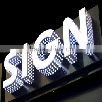 5.0cm width 0.6mm thickness round hole perforated stainless steel coil for channel letter led sign