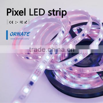 China supplier CE ROHS approved addressable SMD5050 5V 12V 14.4W/M RGB LED Strip digital