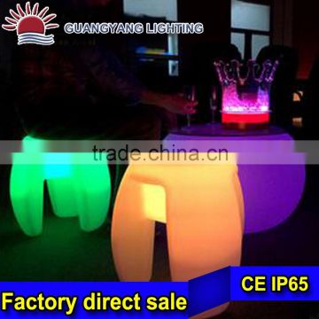 hot selling bright colored led small seat bar chair
