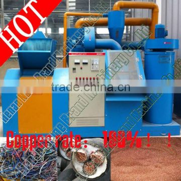 Best sales!!! waste scrap plastic cable telephone tv computer copper wire recycling machine