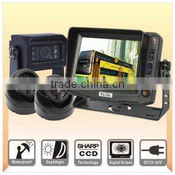 5inch car rearview System with waterproof Car Auto Shutter Camera