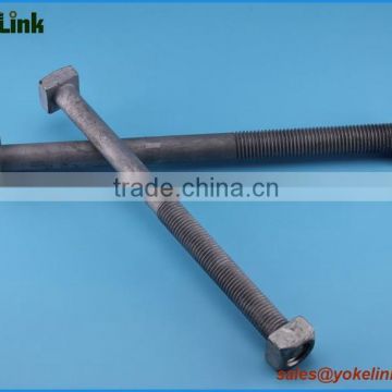 Fastener ASME B18.2.1crossarm bolt with cone point