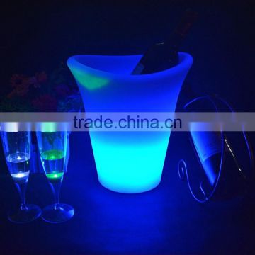 plastic led ice bucket color changing ightclubs LED light up ice bucket Champagne beer bucket