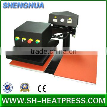 Pneumatic double stations rosin heat press machine