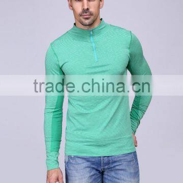 Fashion design seamless long sleeve mens sport wear