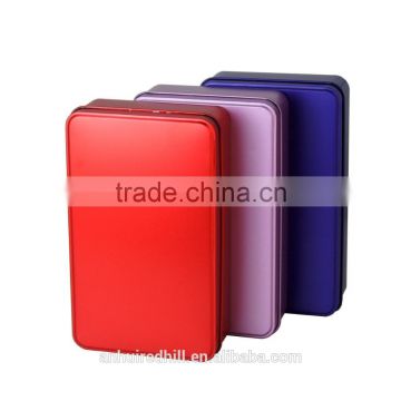 factory custom printed decorative rectangle tin box