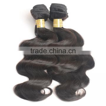 Factory Wholesale Raw Indian Temple Hair,Natural Black Body Wave Indian Raw Hair