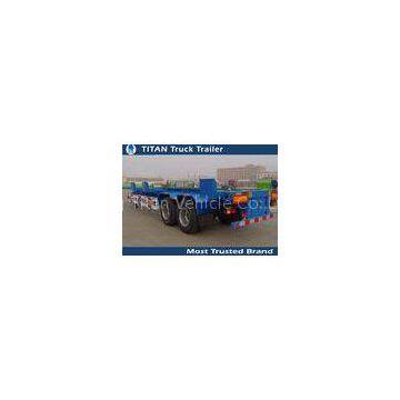 High Strength Steel 2 axles 45ft terminal container trailers chassis Low Maintenance