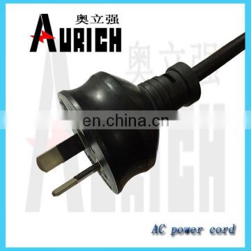 Australia standard power cable 15a plug insert connectors plug flat iron power cord for hairdryer parts
