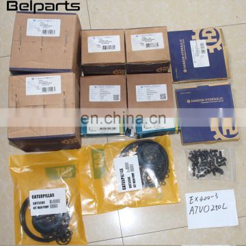 Belparts excavator rebuild kit EX400-3 A7VO250L hydraulic spare parts