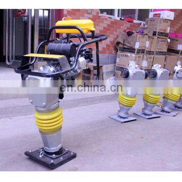 Gasoline powered vibrating earth rammer compactor tamping rammer bellow sales
