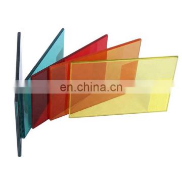 High Safety China Tinted glass building 10.38mm coloured laminated safety glass for sale