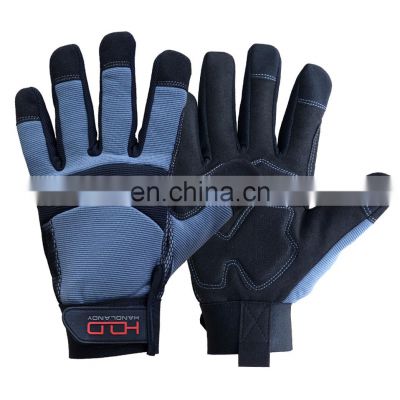 HANDLANDY GREY  wholesale Other Touch Screen Work machine Safety Mechanic Gloves