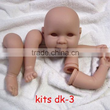 Wholesale reborn doll kits 18 inch vinyl doll kits soft silicone reborn baby doll kit