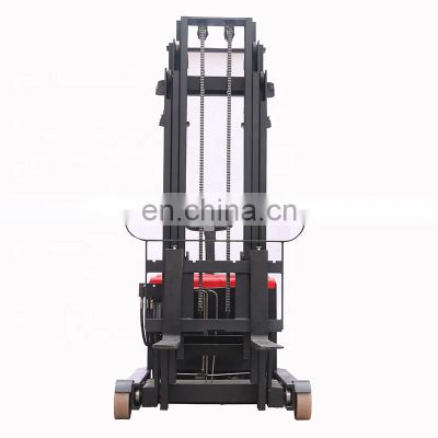 Stand electric dc motor forklift pallet stacker 3 ton