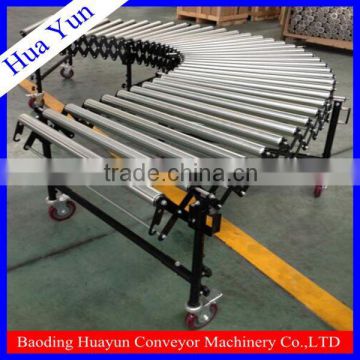Customized flexible roller conveyor for airport used
