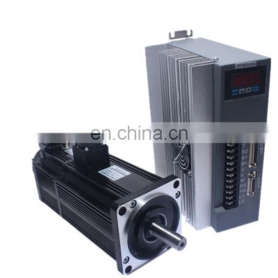 380V Motor 48N.M 1500RPM 7.5KW 180ST-M48015 3 phase AC servo motor with driver for CNC milling