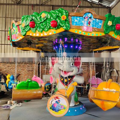 Amusement park mini swing flying chair portable swing flying chair for sale