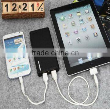 External Battery Power Bank 12000 mAh for charging smartphone fcc for samsung power bank
