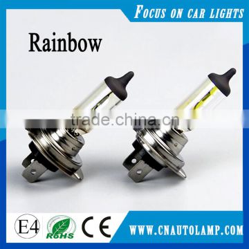 Auto lamp H7 rainbow halogen bulb