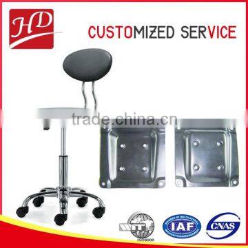 Swivel stamping part for chair base , metal furniture base with high quality