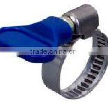 hose clamp with butterfly