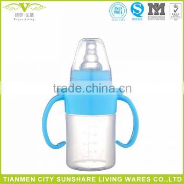 100% Free BPA Standard Neck Liquid Silicone Rubber Soft Baby Feeding Bottles