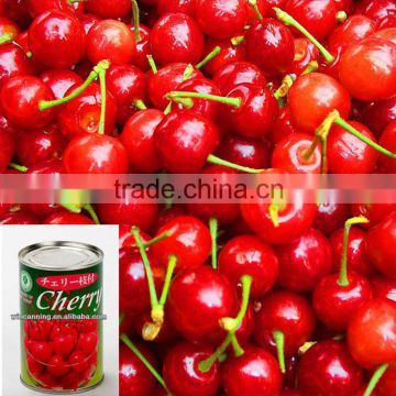 High quality canned cherry with syrup